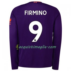 Divisa di Calcio Liverpool Firmino 9 Trasferta 2018/2019 Manica Lunga